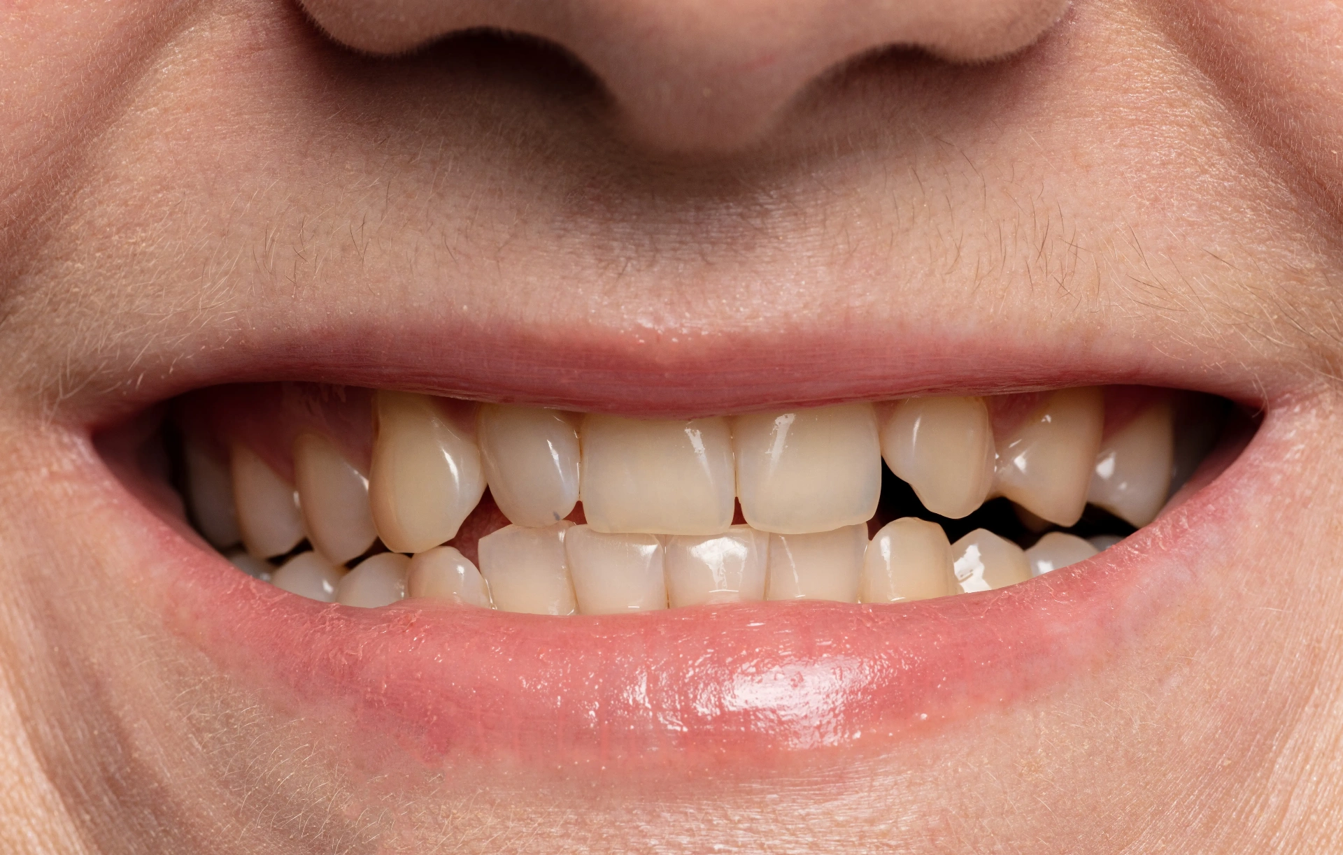 Before Professional Teeth Whitening Mississauga - Professional whitening results